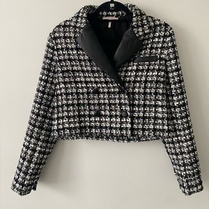 BCBGENERATION Mixed Media Tweed Blazer